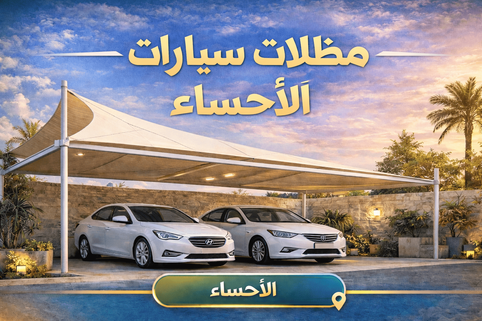 مظلات سيارات الأحساء في الأحساء