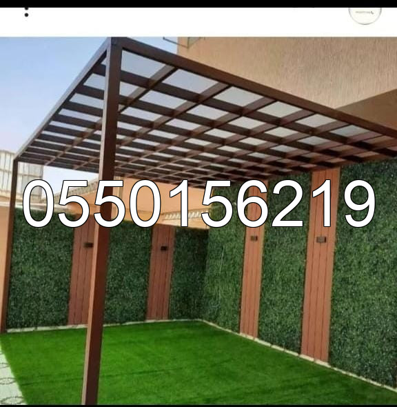 برجولات خشبية وحديد - مظلات وسواتر إبداع الأحساء  | مظلات وسواتر الأحساء